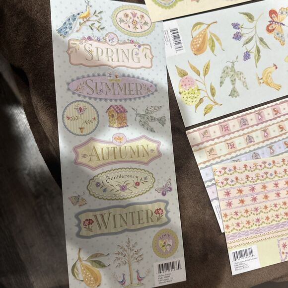 Large Vintage / Y2k Scrapbook Lot 35 Sheets & Two New Refills - Picture 13 of 16